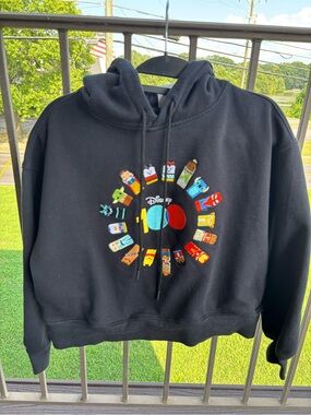 Disney 100 Anniversary cropped hoodie
